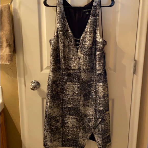 silver dress size 16